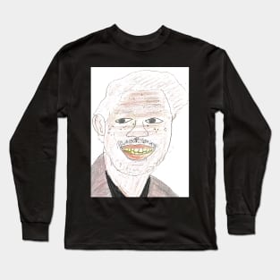 Morgan Freeman Art Long Sleeve T-Shirt